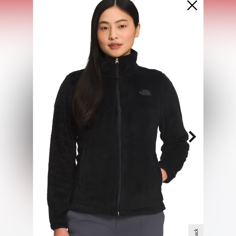 The North Face Osito Black Plush Jacket NWOT